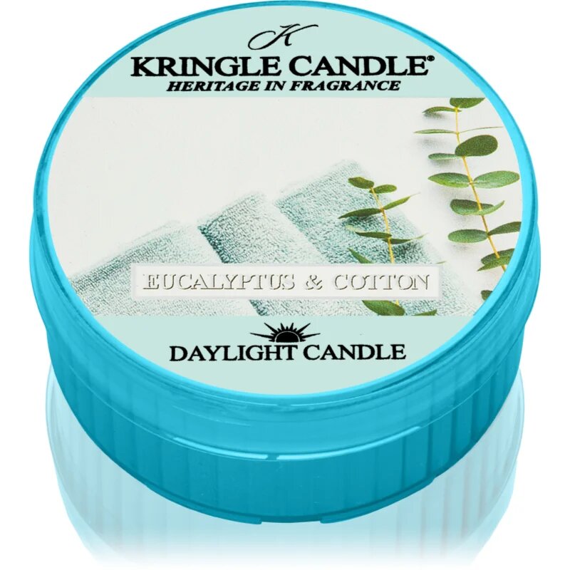 Kringle Candle Eucalyptus & Cotton teamécses 42 g