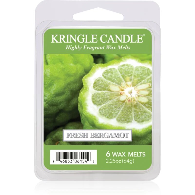 Kringle Candle Fresh Bergamot illatos viasz aromalámpába 64 g