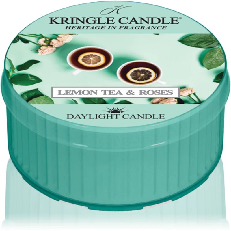 Kringle Candle Lemon Tea & Roses illatgyertya 42 g