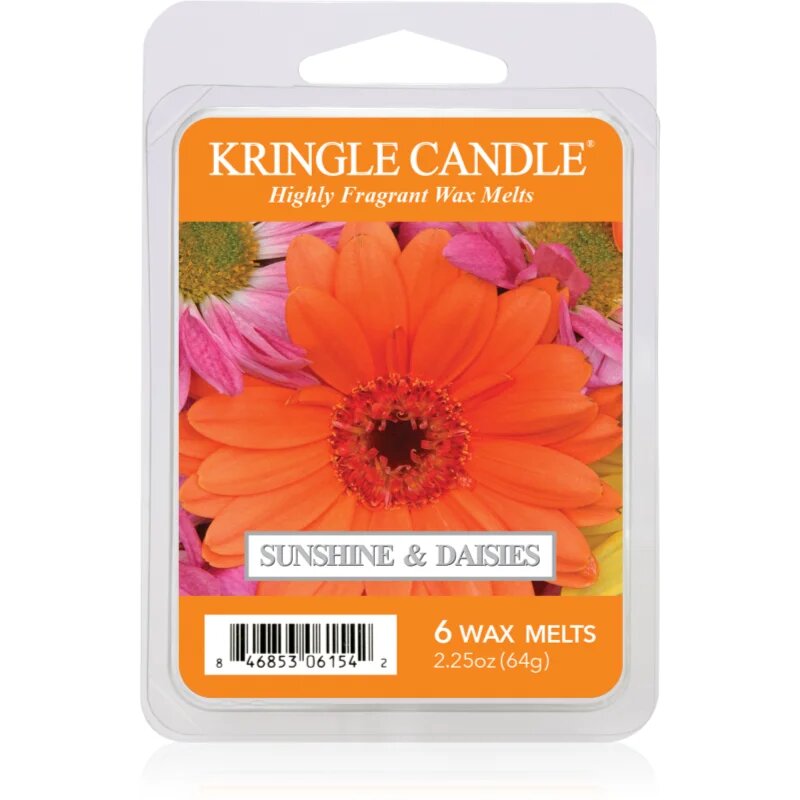 Kringle Candle Sunshine & Daisies illatos viasz aromalámpába 64 g