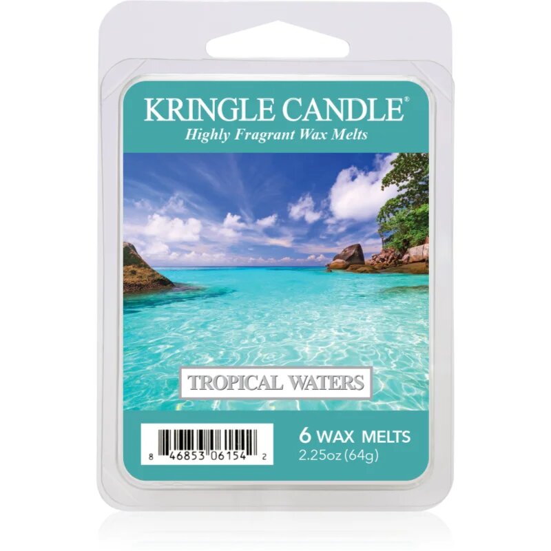 Kringle Candle Tropical Waters illatos viasz aromalámpába 64 g