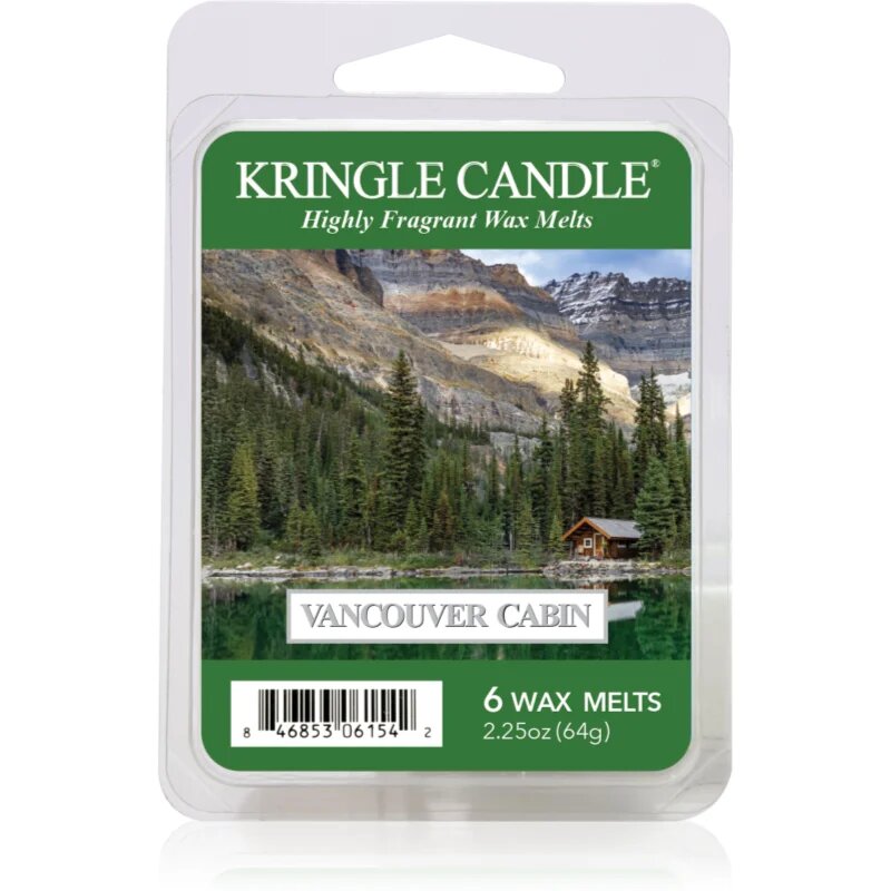 Kringle Candle Vancouver Cabin 6 Wax Melts illatgyertya 64 g