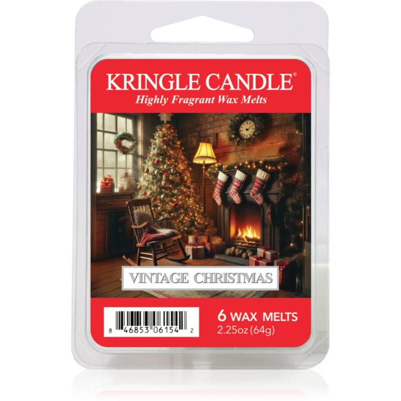 Kringle Candle Vintage Christmas illatos viasz aromalámpába 64 g