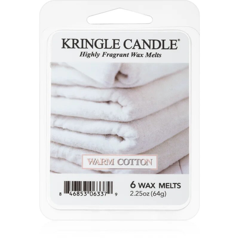 Kringle Candle Warm Cotton illatos viasz aromalámpába 64 g
