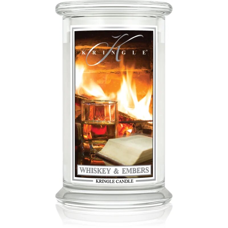 Kringle Candle Whiskey & Embers illatgyertya 623 g