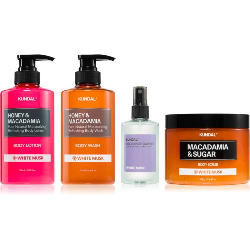 KUNDAL Honey & Macadamia White Musk szett testre