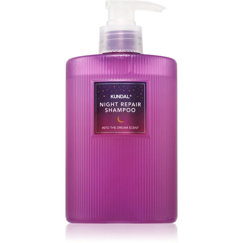 KUNDAL Night Repair Shampoo sampon és kondicionáló 2 in1 a táplálásért és hidratálásért illattal Into The Dream 470 ml