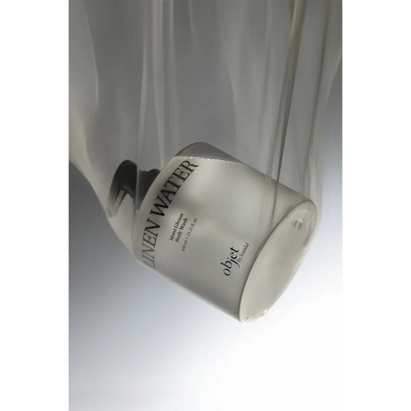 KUNDAL Objet Moist Gleam Body Wash parfümös tusfürdő az intenzív hidratálásért illattal Linen Water 450 ml