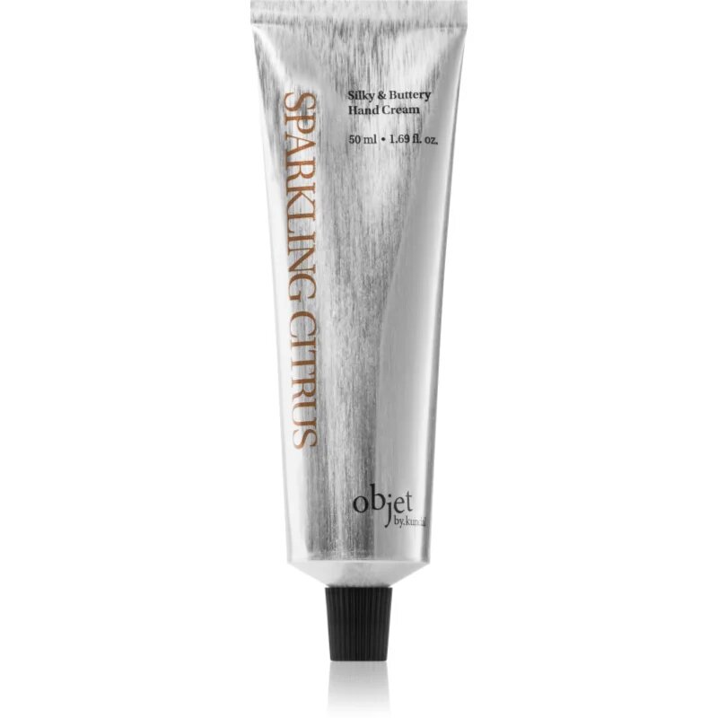 KUNDAL Objet Silky & Buttery Hand Cream ápoló kézkrém tápláló hatással illattal Sparkling Citrus 50 ml