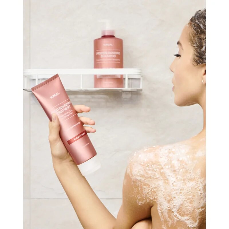 KUNDAL Protein Bonding Care Treatment komplex ápolás száraz és sérült hajra illattal Violet Muguet 250 ml