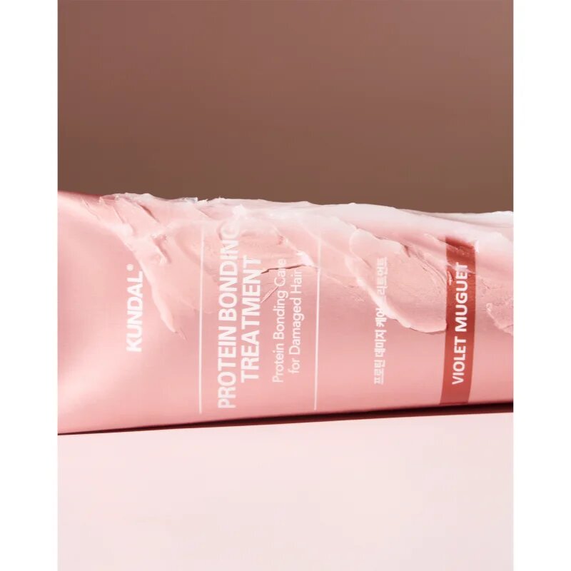 KUNDAL Protein Bonding Care Treatment komplex ápolás száraz és sérült hajra illattal Violet Muguet 250 ml