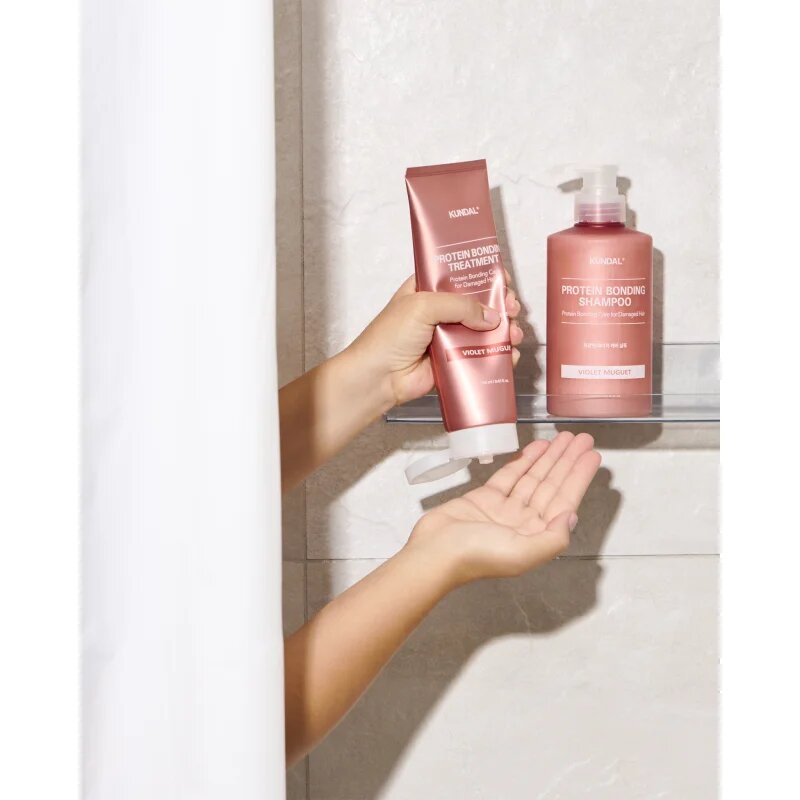 KUNDAL Protein Bonding Care Treatment komplex ápolás száraz és sérült hajra illattal Violet Muguet 250 ml