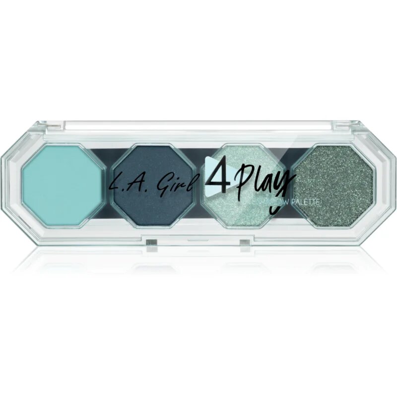 L.A. Girl Cosmetics 4 Play szemhéjfesték paletta árnyalat All Nighter 3.2 g