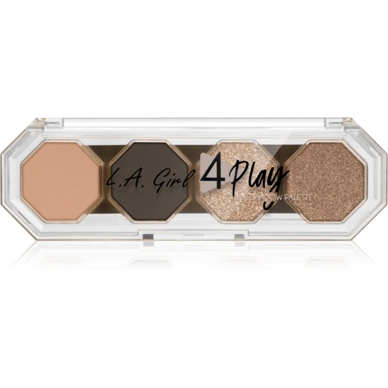 L.A. Girl Cosmetics 4 Play szemhéjfesték paletta árnyalat Seduce 3.2 g