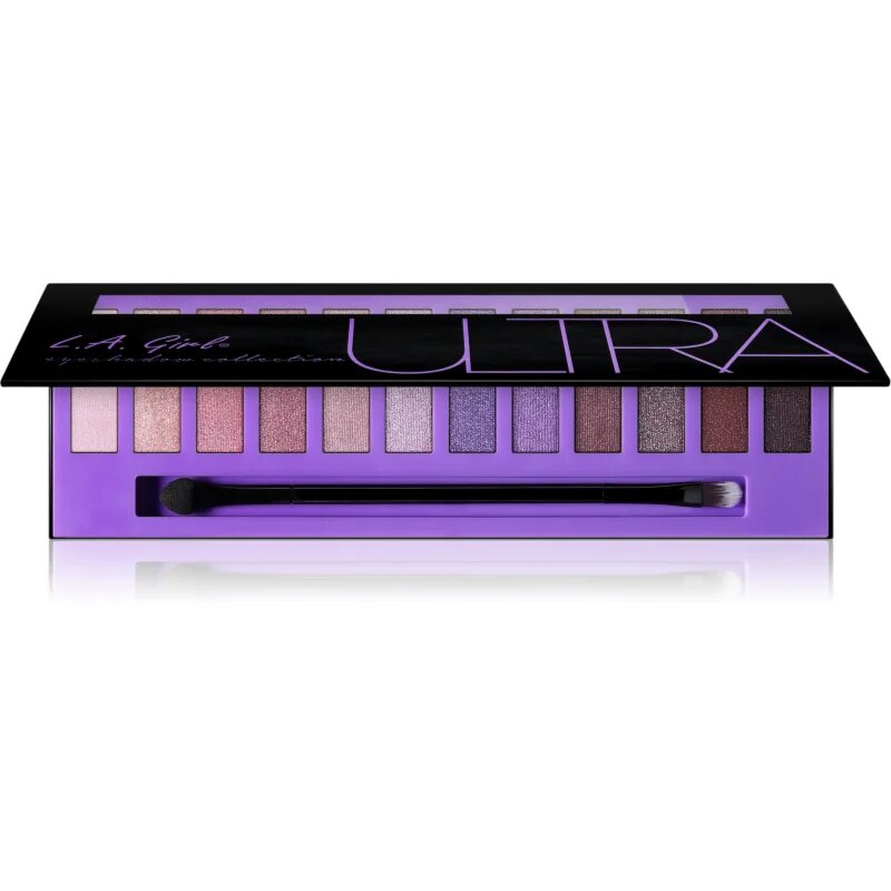 L.A. Girl Cosmetics Beauty Brick Collection szemhéjfesték paletta árnyalat Ultra 12 g