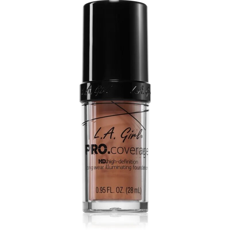 L.A. Girl Cosmetics PRO. Coverage frissítő folyékony make-up árnyalat Beige 28 ml