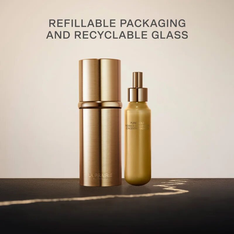 La Prairie Pure Gold Radiance Concentrate revitalizáló arcszérum kisimító hatással refill 30 ml