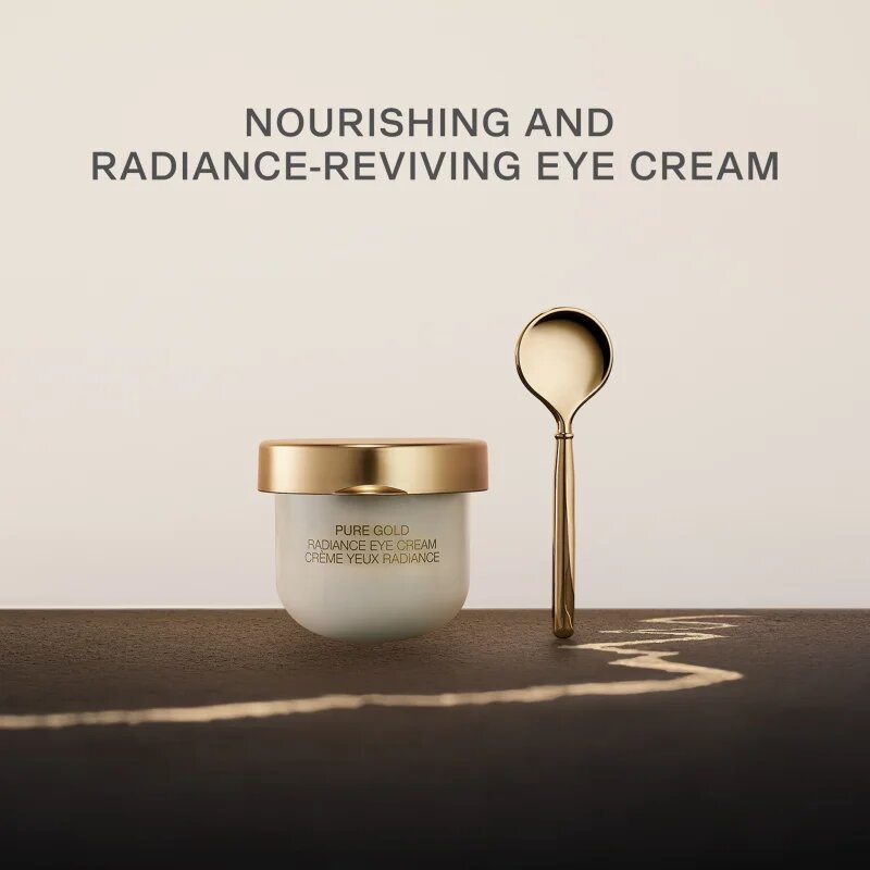 La Prairie Pure Gold Radiance Eye Cream luxus krém szemre és szemhéjra az élénk és kisimított arcbőrért refill 20 ml