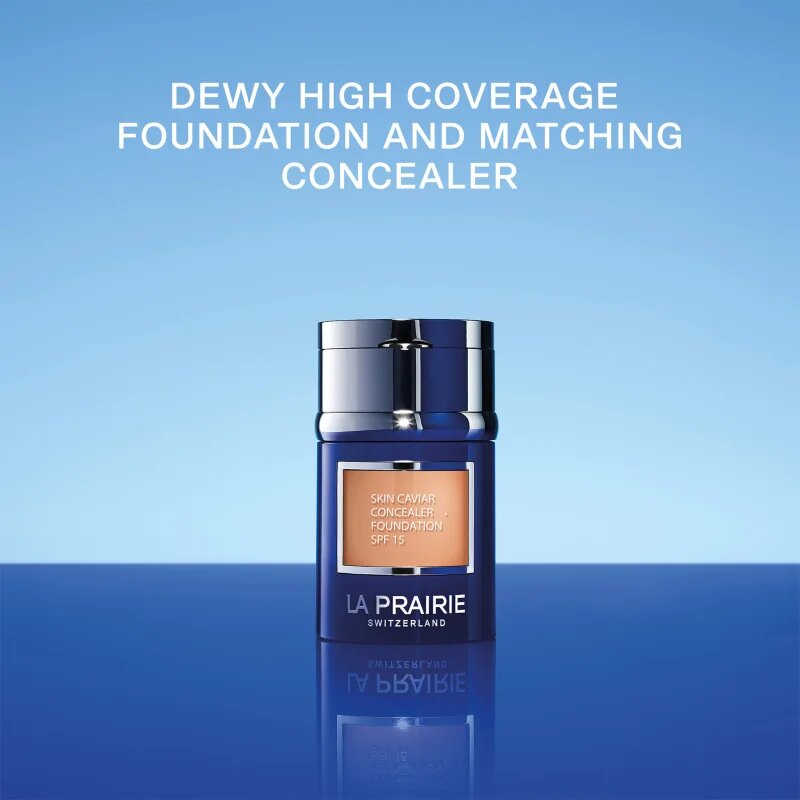 La Prairie Skin Caviar Concealer Foundation alapozó és korrektor SPF 15 árnyalat NW-30 Honey Beige 30 ml