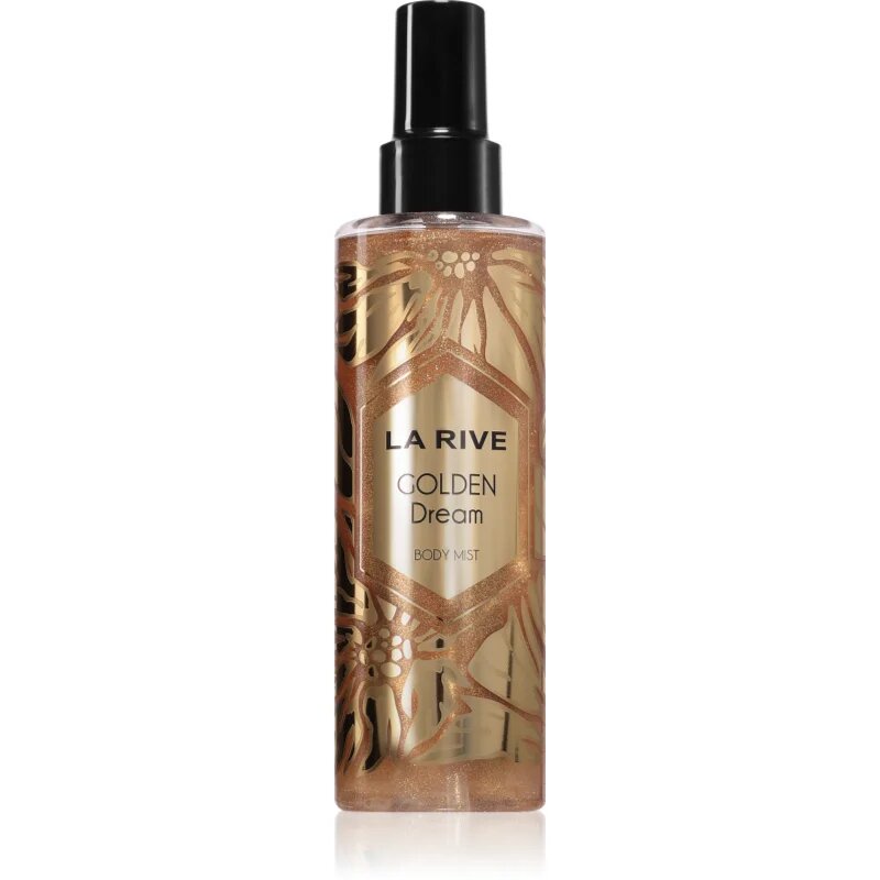 La Rive Golden Dream Body Mist testápoló spray csillámporral hölgyeknek 200 ml