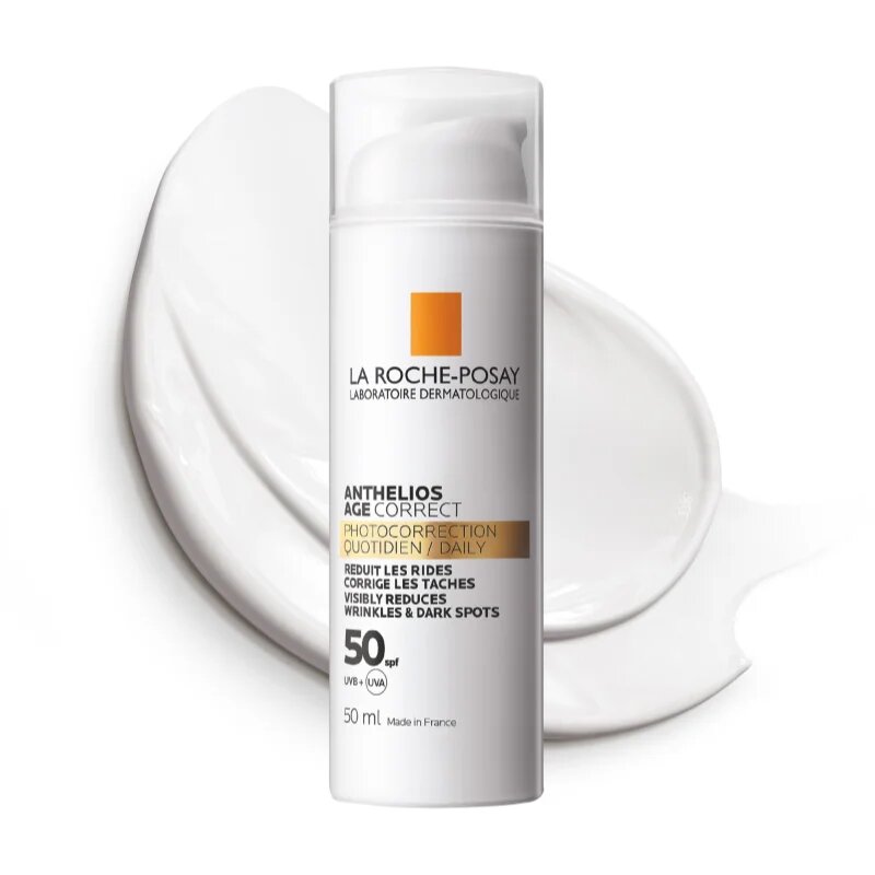 La Roche-Posay Anthelios Age Correct nappali védőkrém a bőröregedés ellen SPF 50 50 ml