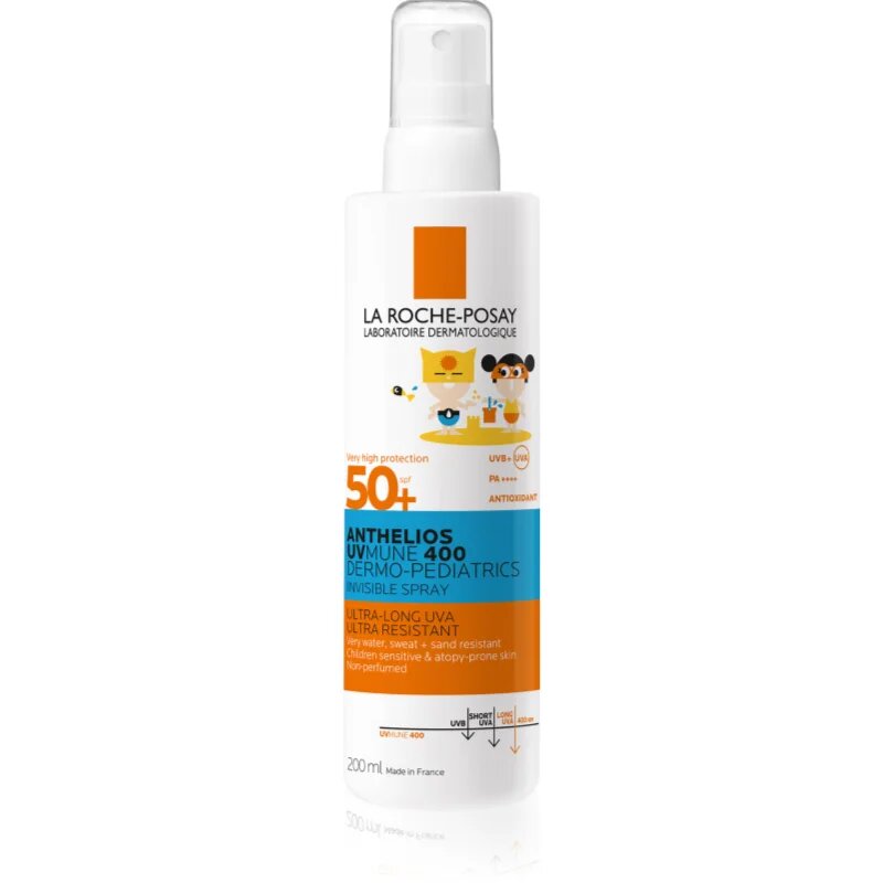La Roche-Posay Anthelios Dermo-Pediatrics napozó spray SPF 50+ 200 ml