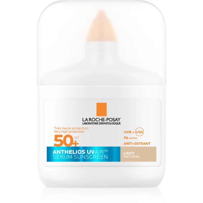 La Roche-Posay Anthelios UV Air Serum Sunscreen védő szérum minden bőrtípusra SPF 50+ Light Natural 50 ml