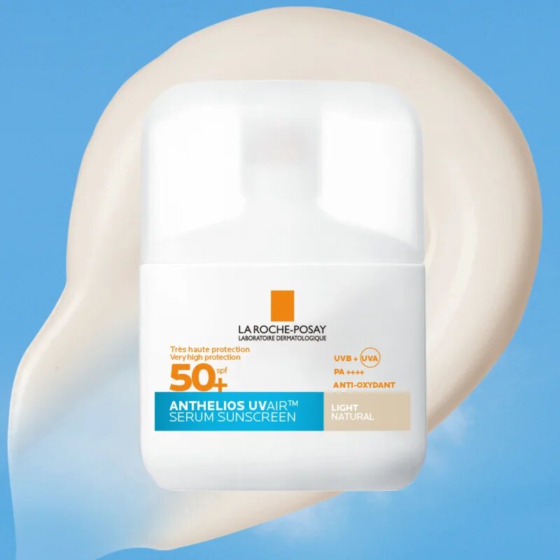 La Roche-Posay Anthelios UV Air Serum Sunscreen védő szérum minden bőrtípusra SPF 50+ Light Natural 50 ml