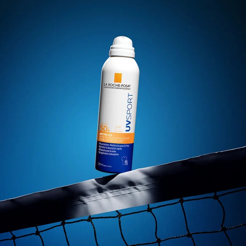 La Roche-Posay Anthelios UV Sport Invisible Refreshing Mist védő permet minden bőrtípusra SPF 50+ 200 ml