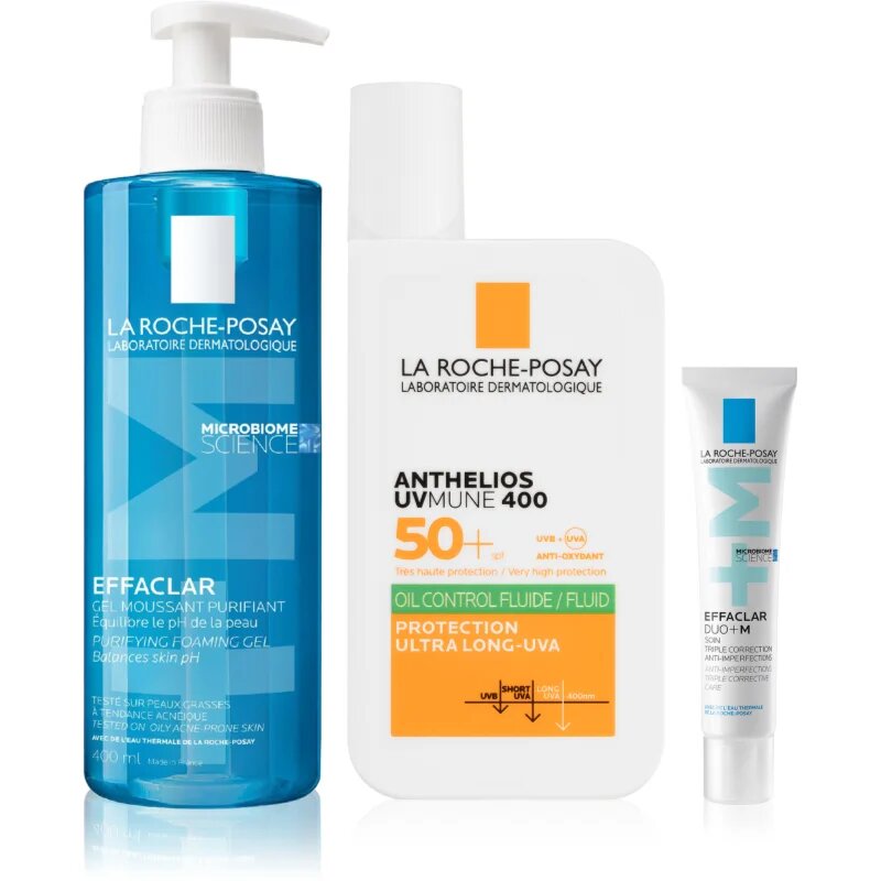 La Roche-Posay Bundles Anti Imperfection Routine szett az aknéra hajlamos zsíros bőrre