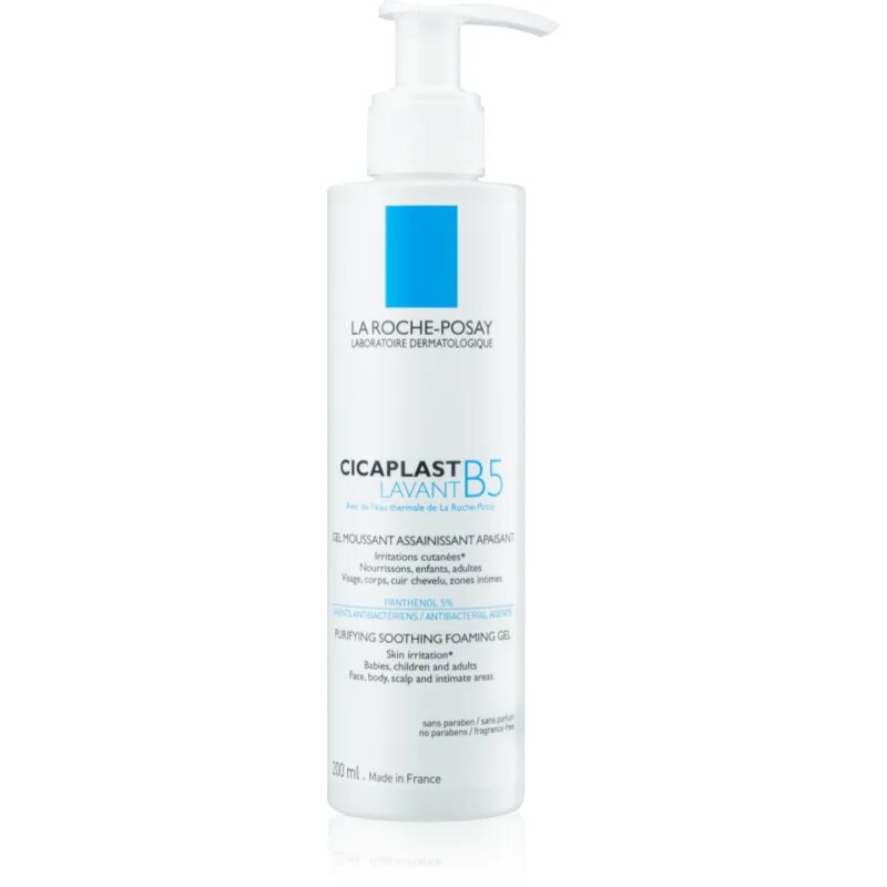 La Roche-Posay Cicaplast Lavant B5 nyugtató és tisztító géles hab 200 ml