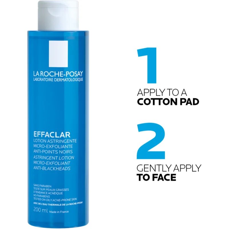 La Roche-Posay Effaclar adsztringens arcvíz zsíros és problémás bőrre 200 ml