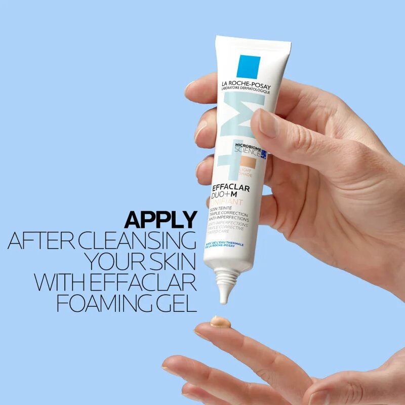 La Roche-Posay Effaclar DUO+M Unifiant gyengéd tonizáló krém hidratáló hatással árnyalat Light 40 ml