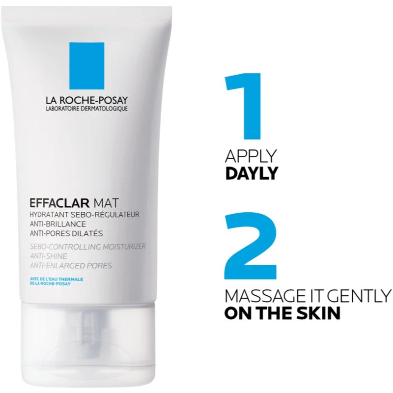 La Roche-Posay Effaclar Mat mattító hidratáló ápolás zsíros és problémás bőrre 40 ml