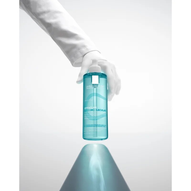 La Roche-Posay Effaclar Supramolecular tisztító gél a fénylő arcbőr és a kitágult pórusok ellen 400 ml