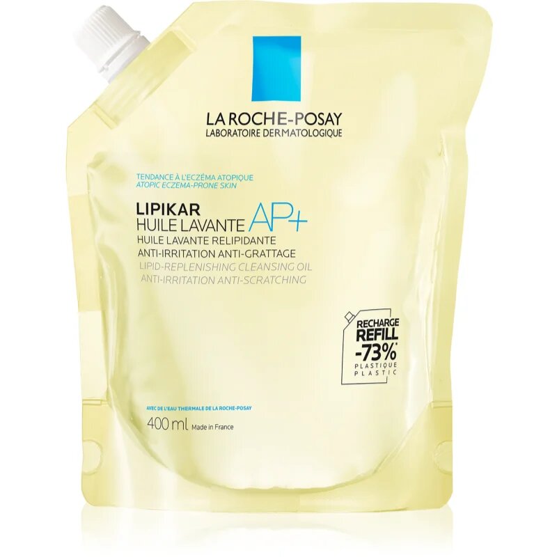 La Roche-Posay Lipikar Huile AP+ bőrpuhító tisztító olaj irritáció ellen 400 ml