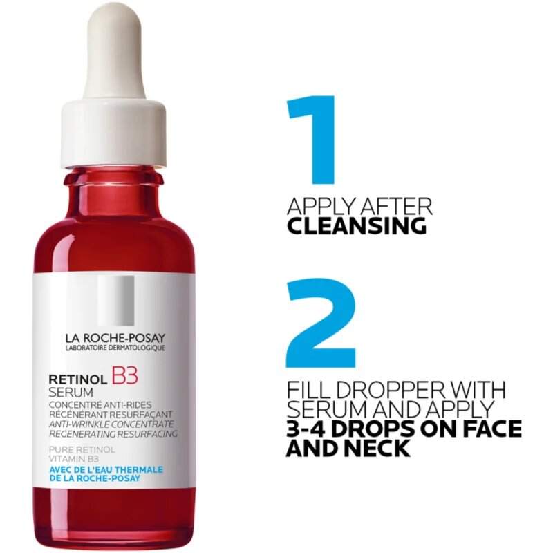 La Roche-Posay Retinol regeneráló ránctalanító szérum retinollal 30 ml