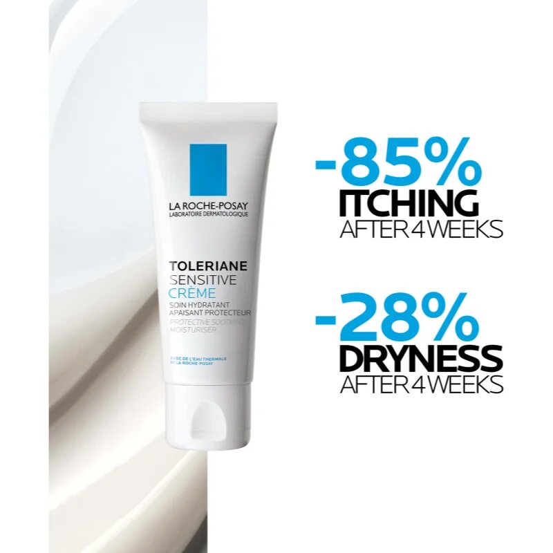 La Roche-Posay Toleriane Sensitive prebiotikus hidratáló krém a bőr érzékenységének enyhítésére 40 ml