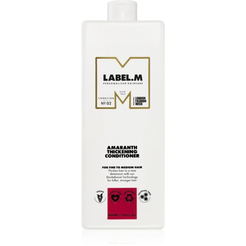 label.m Amaranth Thickening Conditioner kondicionáló a dús hatásért 1000 ml