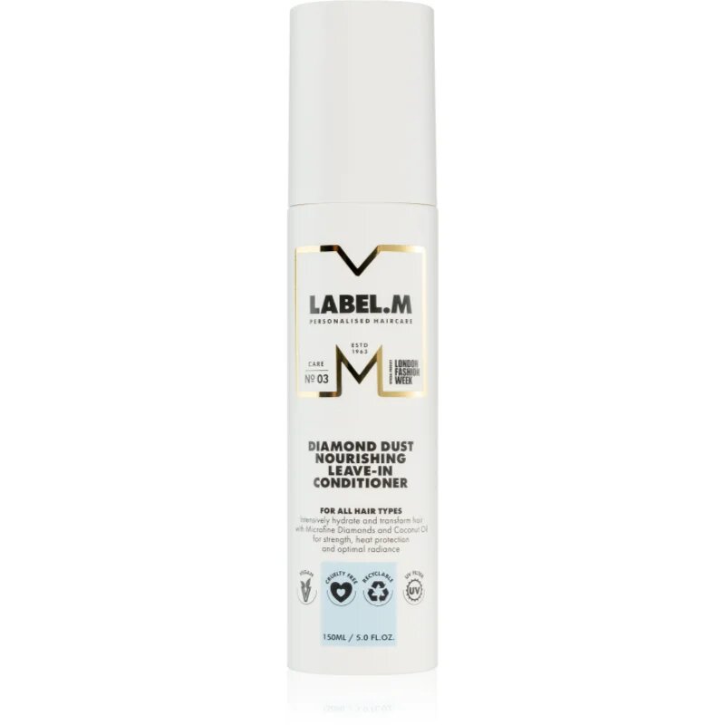 label.m Diamond Dust öblítés nélküli kondicionáló száraz és sérült hajra 150 ml