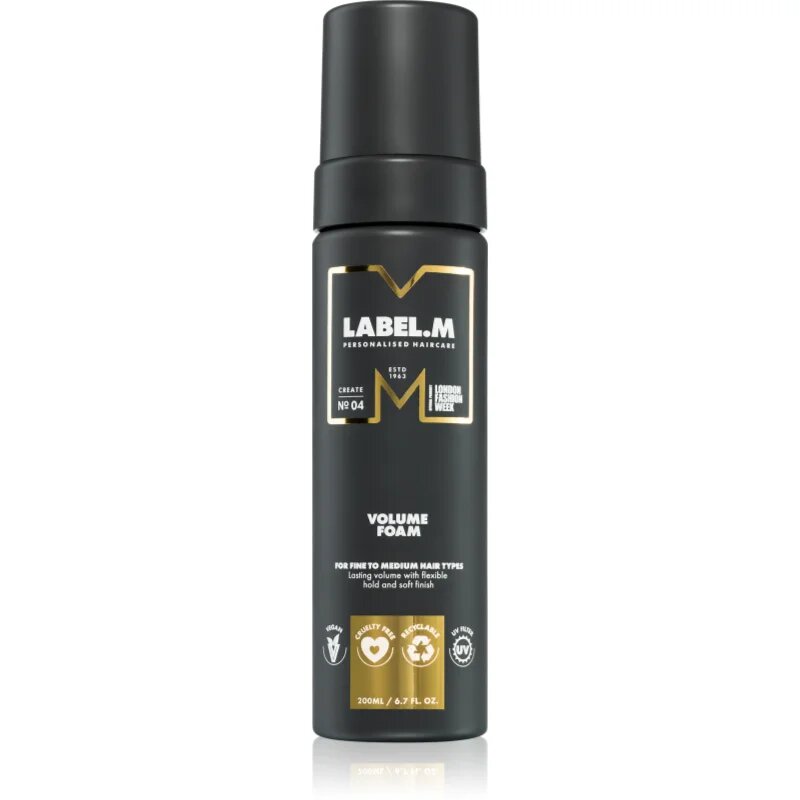 label.m Fashion Edition luxus térfogatnövelő hab minden hajtípusra 200 ml
