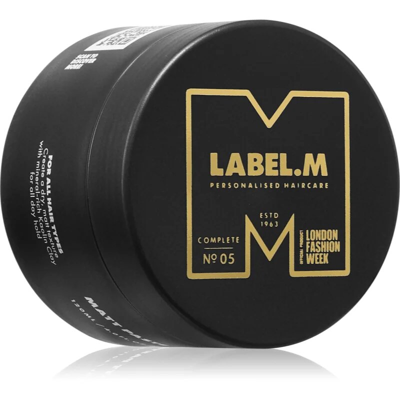 label.m Matt Paste formázó paszta a hosszan tartó hatásért 120 ml