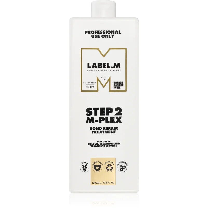 label.m Step 2 regeneratív és helyreállító kezelés hajra 1000 ml