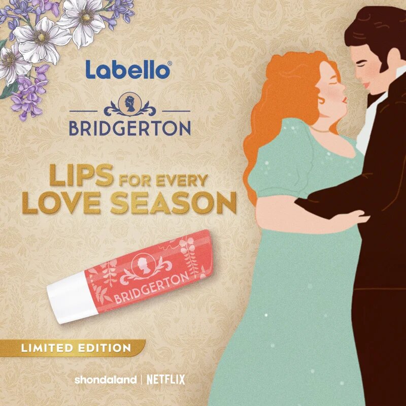 Labello Bridgerton Peach színező hidratáló ajakbalzsam 4.8 g