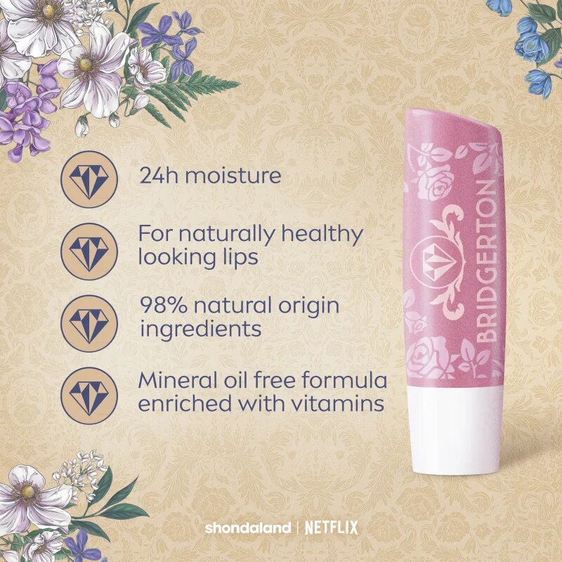 Labello Bridgerton Rose színező hidratáló ajakbalzsam 4.8 g
