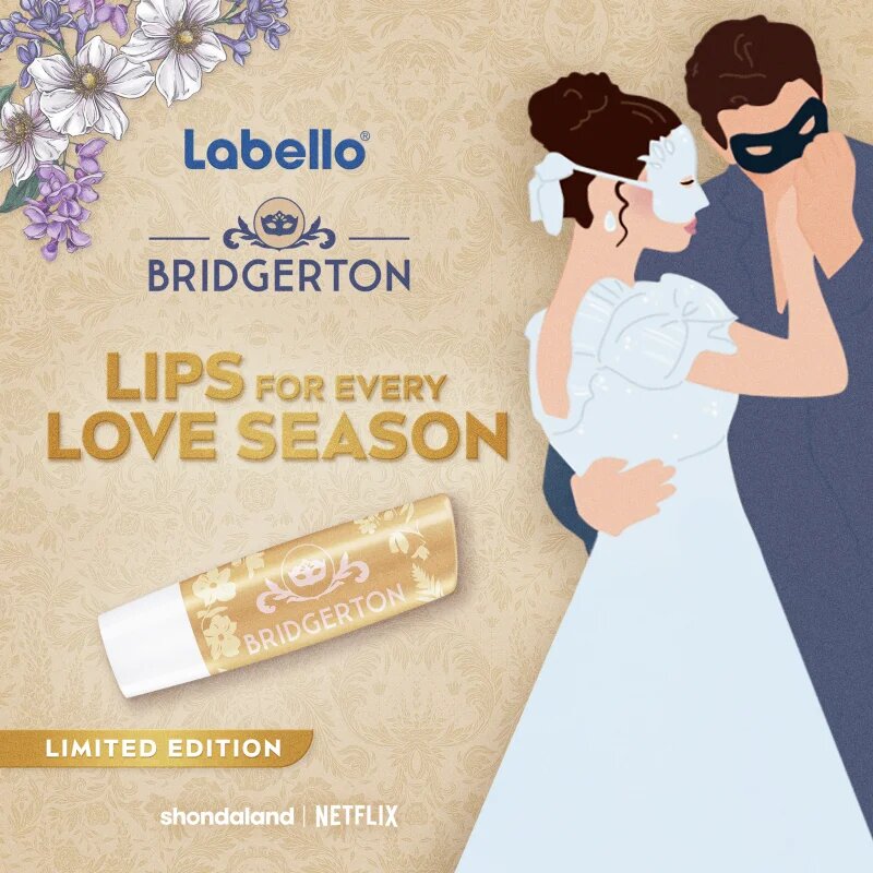 Labello Bridgerton Vanilla tápláló és hidratáló ajakbalzsam 4.8 g