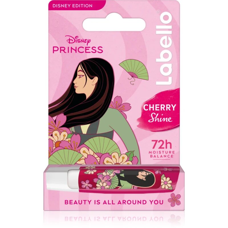 Labello Disney Princess Cherry Shine hidratáló ajakbalzsam 4.8 g