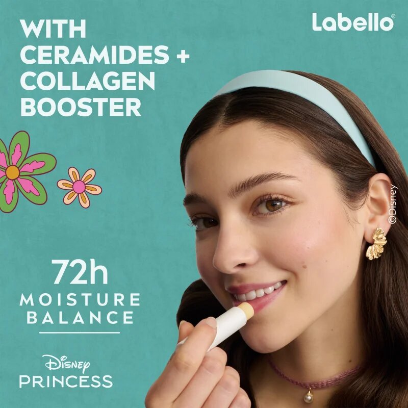 Labello Disney Princess Vanilla Buttercream hidratáló ajakbalzsam 4.8 g