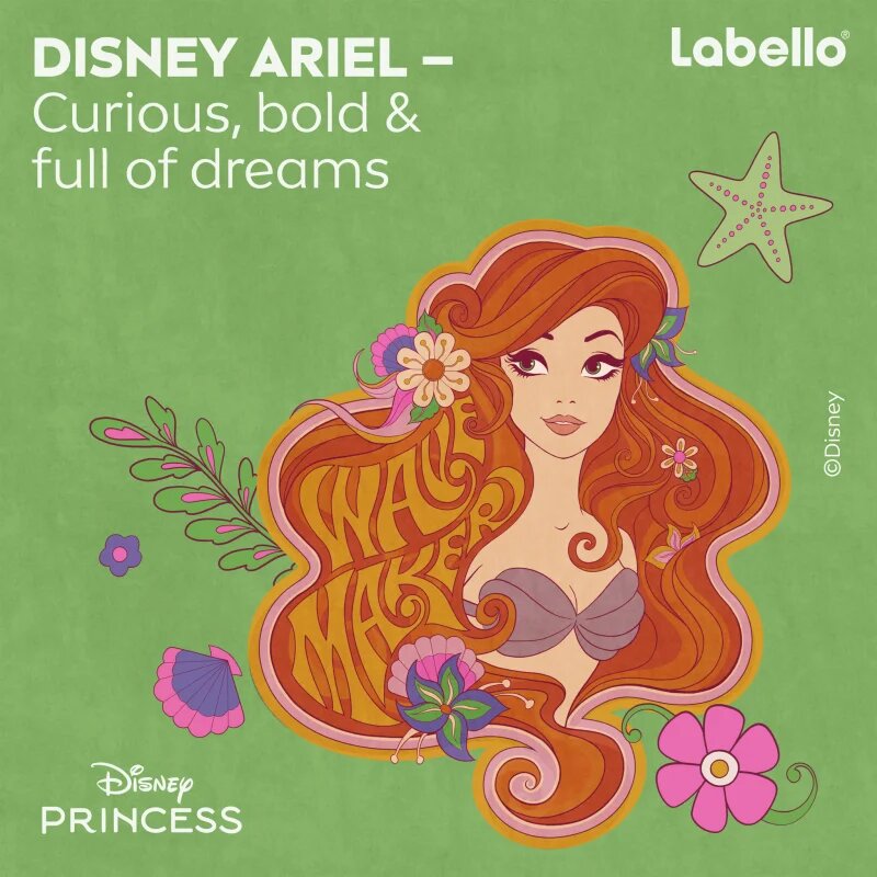 Labello Disney Princess Watermelon Shine hidratáló ajakbalzsam 4.8 g