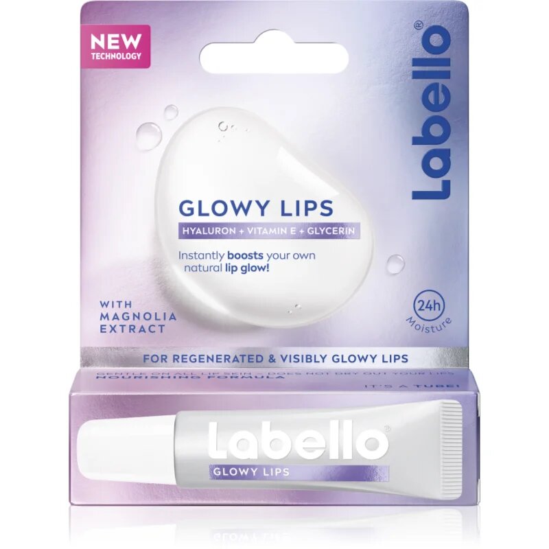 Labello Glowy Lips hidratáló ajakbalzsam hialuronsavval 10 ml
